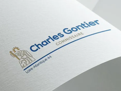 Création de l'identité graphique pour Charles Gontier
